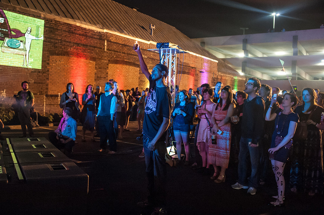 Indie Grits Kickoff party in Columbia, SC - April 2014 - Photo by South Carolina photographer Sean Rayford