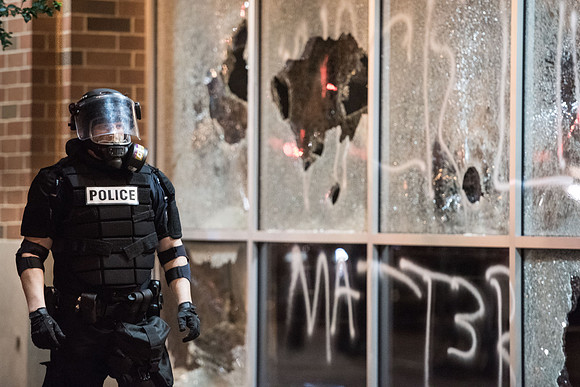 Protests break out in charlotte 45366