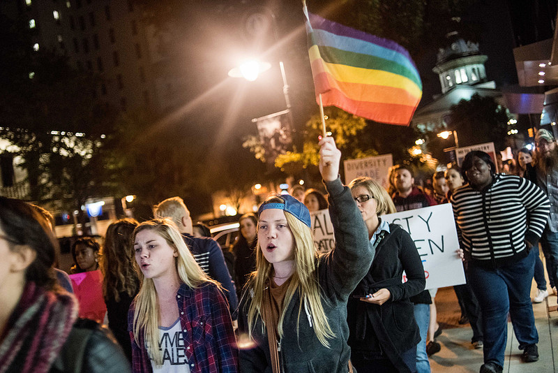 Trump protest columia sc photos 15215