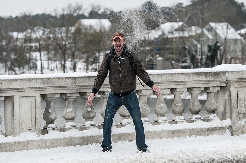 Snow in Columbia SC - Jan 2014