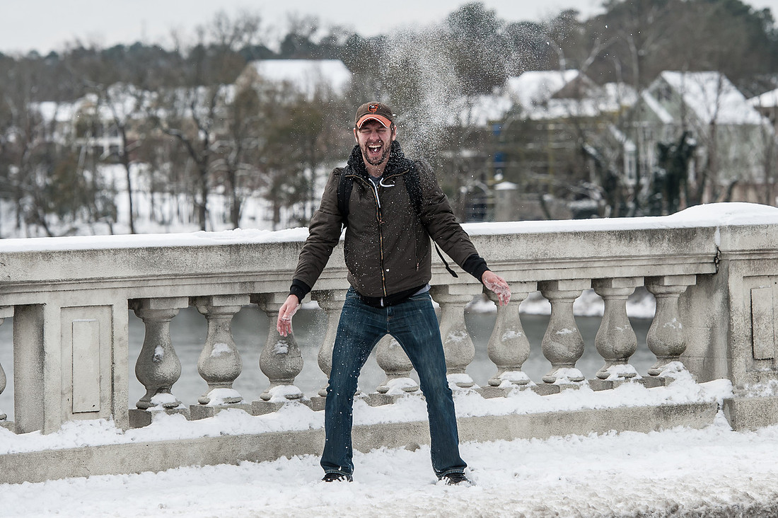 Snow in Columbia SC - Jan 2014