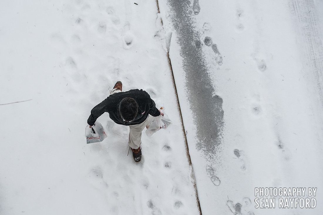 Winter storm in Columbia SC - Feb 2014