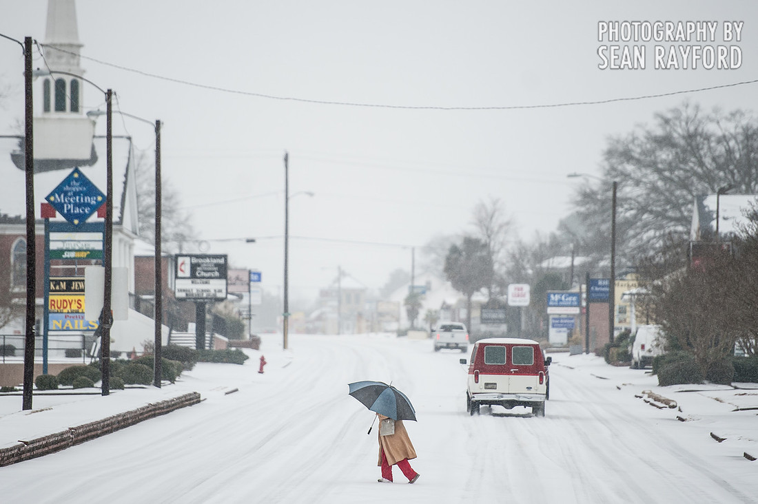 Winter storm in Columbia SC - Feb 2014